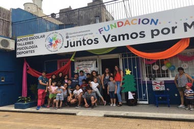 The headquarters of Juntos Vamos por Más is located in the Martínez neighborhood.