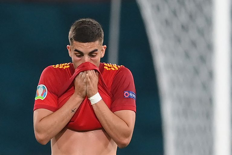 Ferrán Torres, Manchester City midfielder, cannot believe how Spain missed the victory in Seville;  his team is at risk of not qualifying for the round of 16.