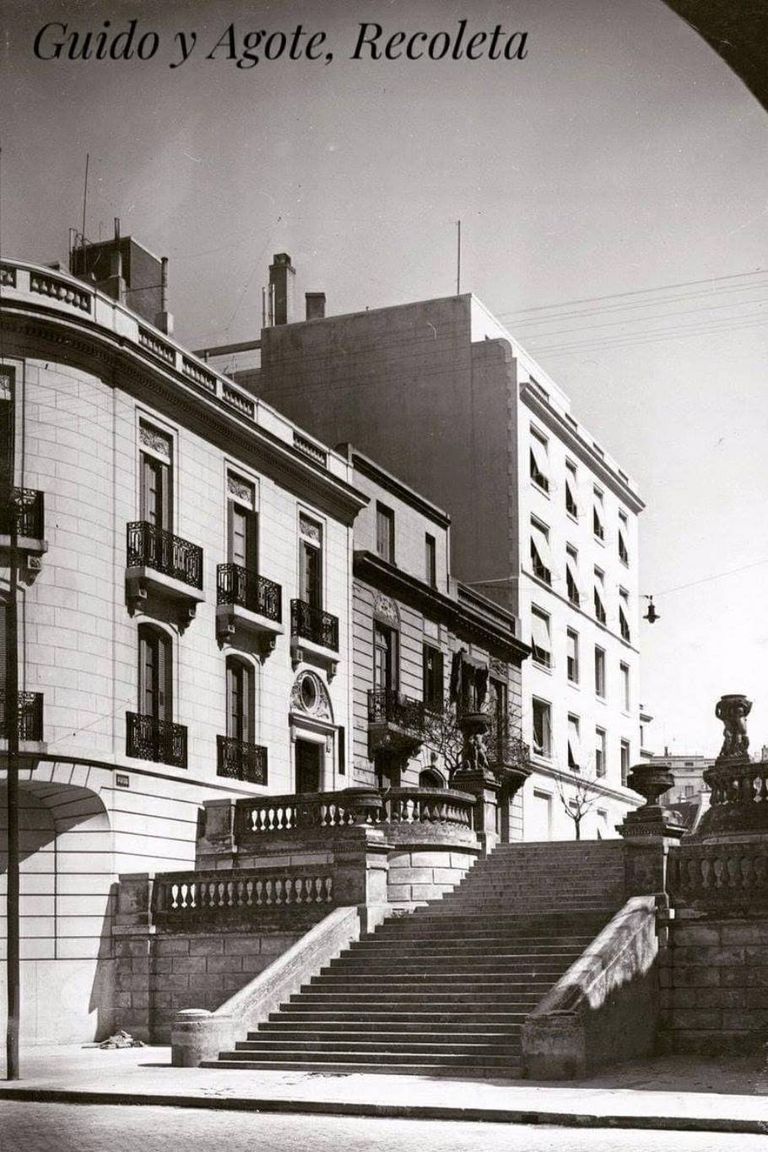 La escalinata de la calle Guido y Agote, en La Isla, en el año 1938